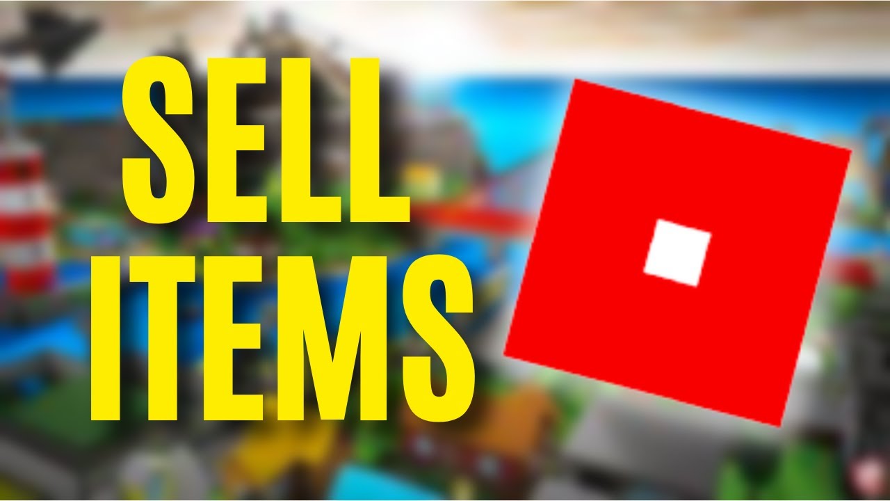 ROBLOX: How to Sell Items (Desktop & Mobile)