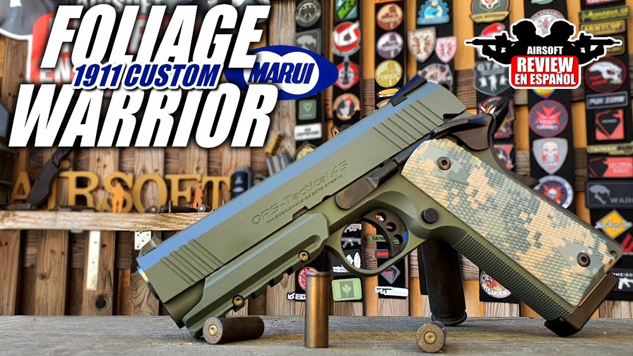 東京マルイ 1911カスタム FOLIAGE WARRIOR No.45 Foliage Warrior Gas Blowback Pistol | Tokyo Marui Airsoft