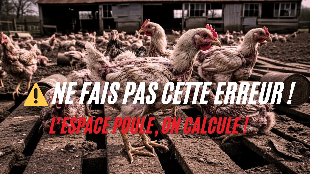 Quel espace pour mes poules ? LA RÈGLE À CONNAÎTRE + solutions pour petits terrains
