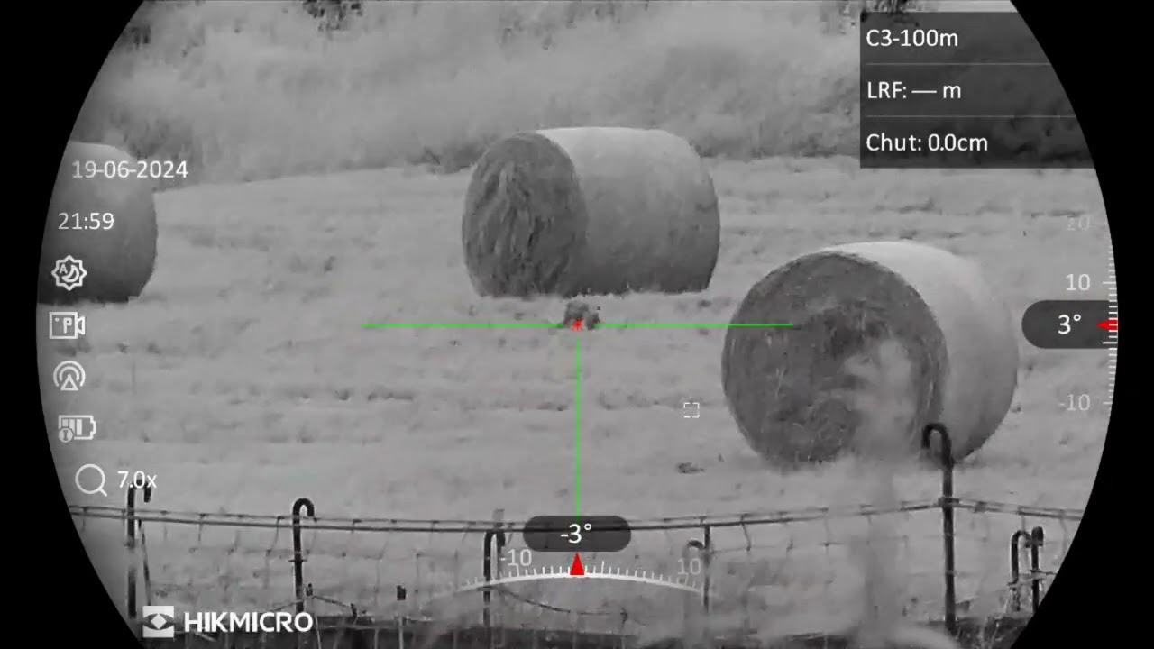 Hikmicro Alpex 4k régulation avec tir renard