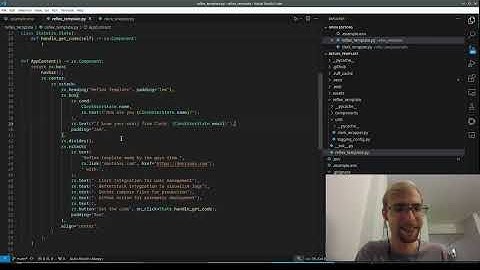 Reflex App Template – Developer