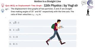 Quiz on Motion in Straight Line #11thphysics #cbse #education #roorkee #class #studentmotivation
