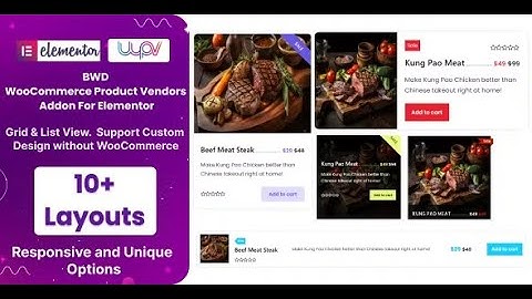 BWD WooCommerce Product Vendors Addon For Elementor By BestWpDeveloper