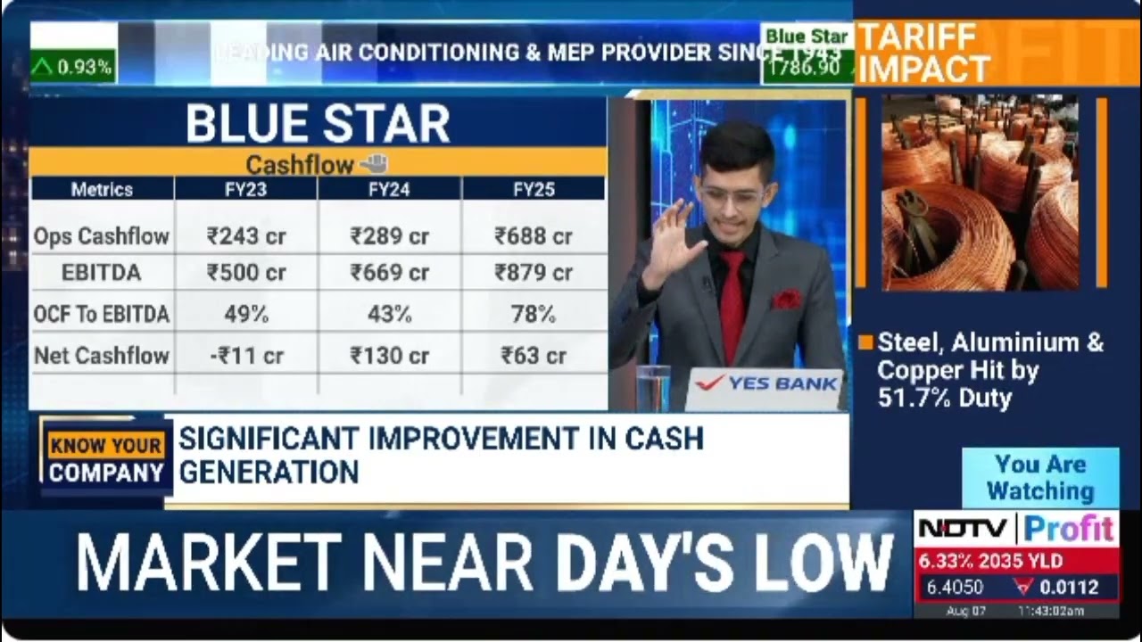 Mr Vir S Advani, Chairman & MD, Blue Star - NDTV Profit- Blue Star's Q1FY26 Results
