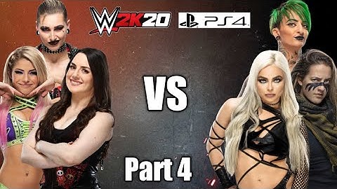 WWE 2K20 (PS4) - Nikki Cross, Alexa Bliss & Rhea Ripley vs. The Riott Squad