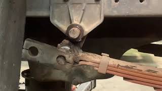 Shackle Bushing Removal