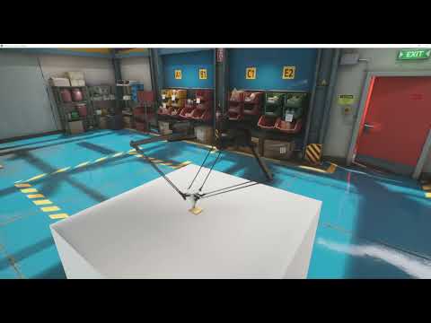 Delta robot simulation