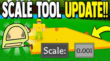 *NEW* SCALE TOOL UPDATE!! | Build a Boat for Treasure ROBLOX
