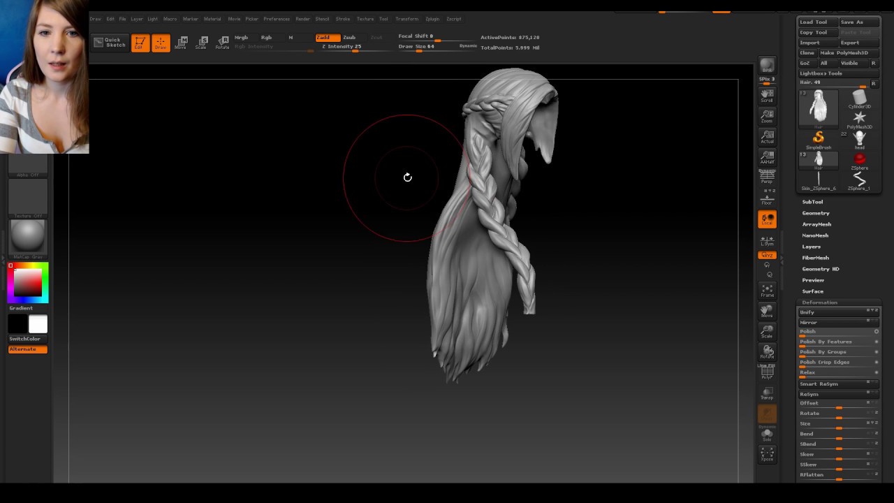 zbrush braid