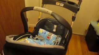 Graco Snugrider Elite Stroller Graco Carseat Frame How to open and Close