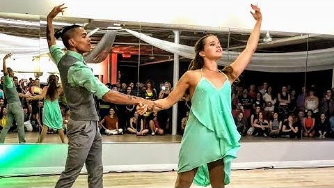 Davy Badian & Natalia Bonafin Brazilian Zouk Dance Performance in Chicago at Future Zouk