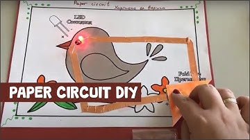 Paper Circuit DIY STEM project | How to | Fun and Easy Project for Kids | Electricity! ⚡