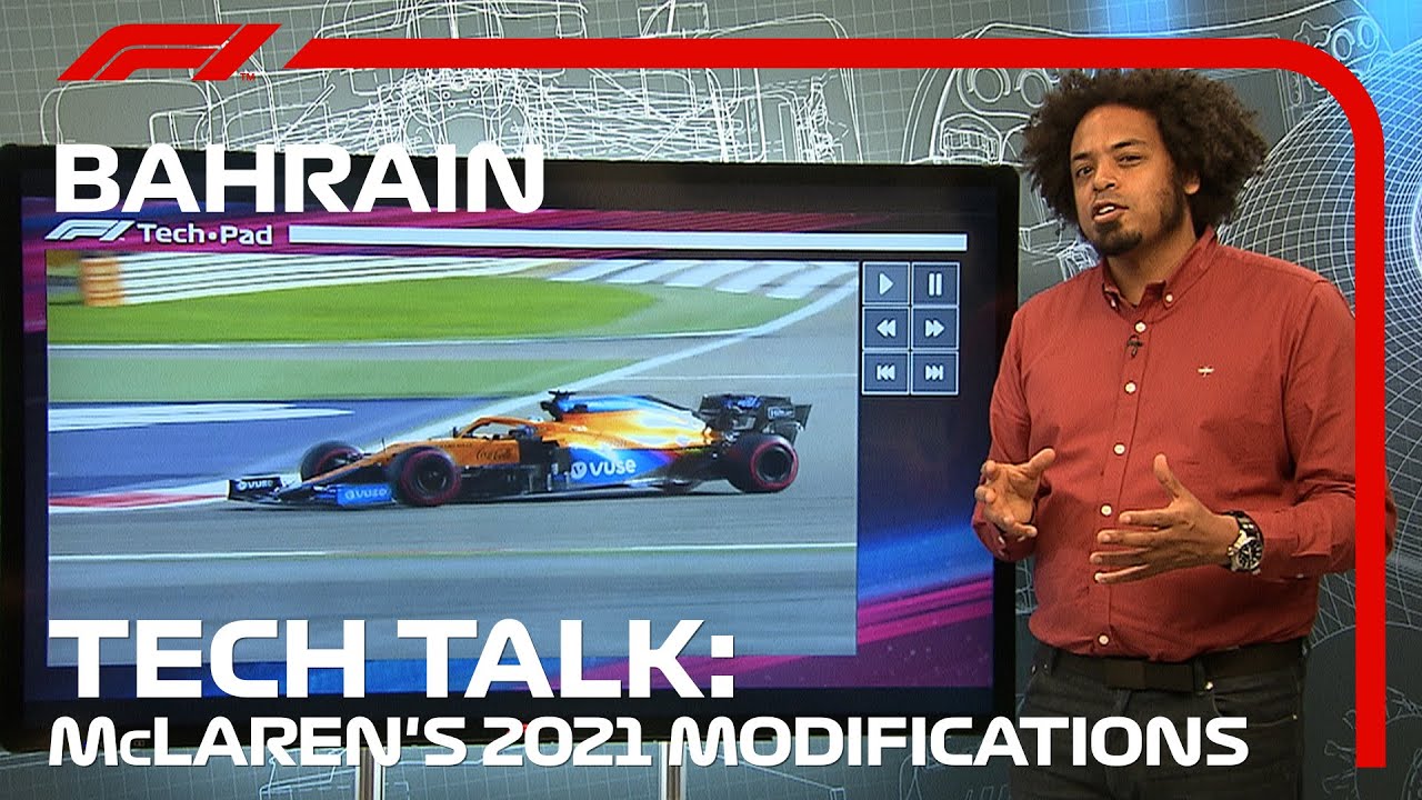 Inside McLarens Switch To Mercedes Power F1 TV Tech Talk 2021 Bahrain Grand Prix