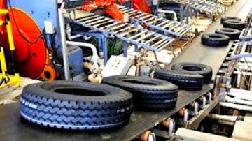 Tires Factory/Incredible Unique Factory Production Process/ Satisfying Factory Machines/Tools