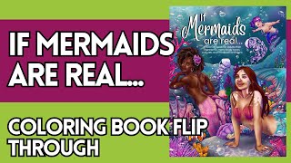 If Mermaids Are Real... Coloring Book For Adults & Grownups Beginners + Flip Through screenshot 5