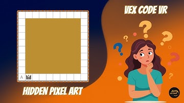 Hidden Pixel Art By Dwij Savani (Vexcode Vr)