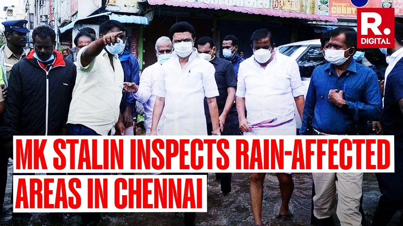 Cyclone Michaung: TN CM MK Stalin inspects rain-affected areas in ...