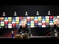 Kjetil Knutsens pressekonferanse etter 2–0 mot Lazio