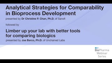 ANALYTICAL STRATEGIES FOR COMPARABILITY IN BIOPROCESS DEVELOPMENT