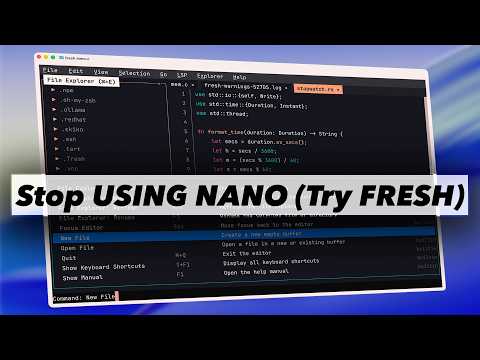 FRESH - YOUR NEW TERMINAL TEXT EDITOR ( IDE ) 👨‍💻