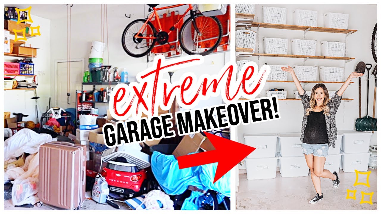 NEW 2020 EXTREME CLEAN WITH ME EPIC GARAGE MAKEOVER! FALL 2020 Brianna K CLEANING MOTIVATION