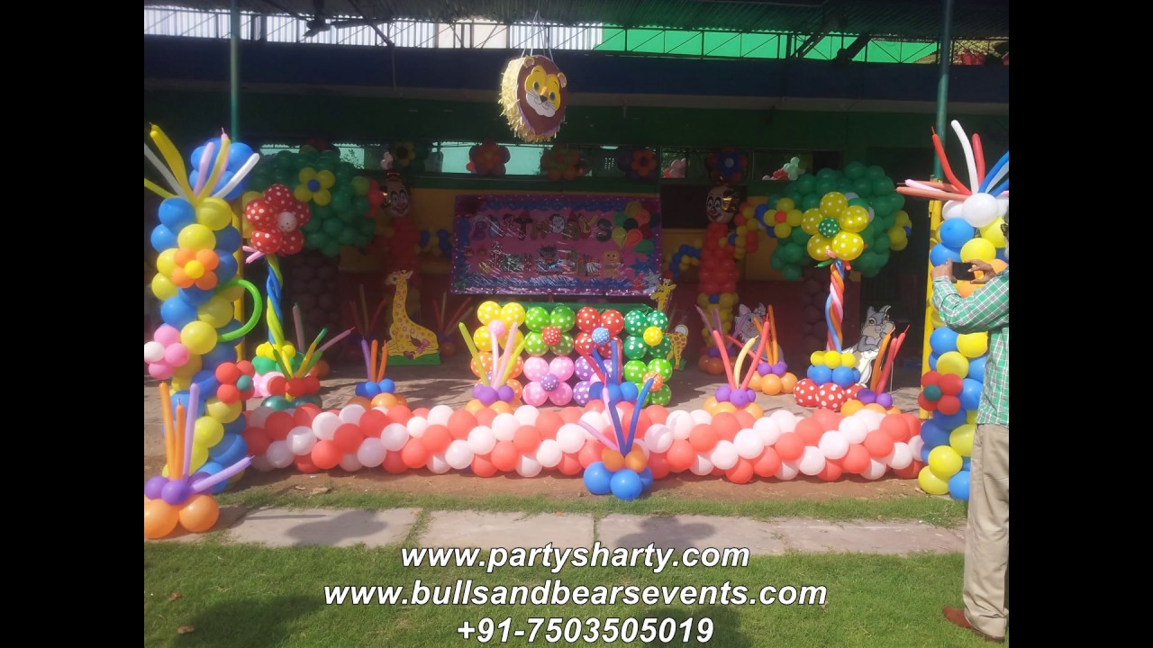 Birthday Party Organiser | Clown Theme Birthday Party Decoration