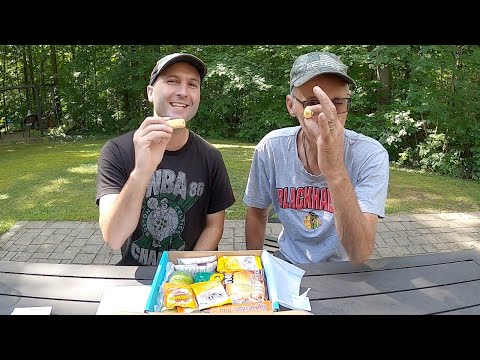 Trying Unique Snacks From Foreign Countries with my Dad