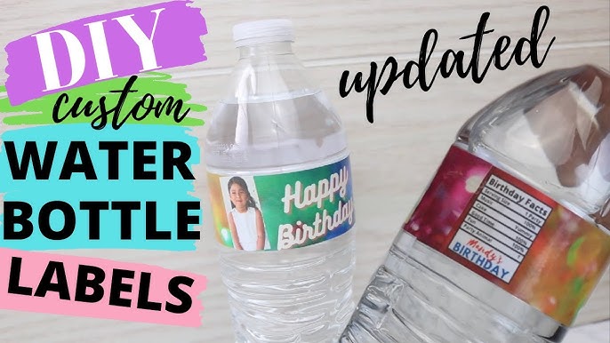 Water Bottle Labels - Set of 10 – Adriana's Paper Crafts