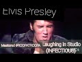 Elvis rare #ElvisPresley laughing in Studio