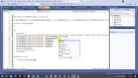 No mapping exists from the object type system Windows Forms TextBox