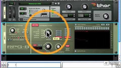 Reason 5 tutorial: 81  RPG 8 Monophonic Arpeggiator   Part 1