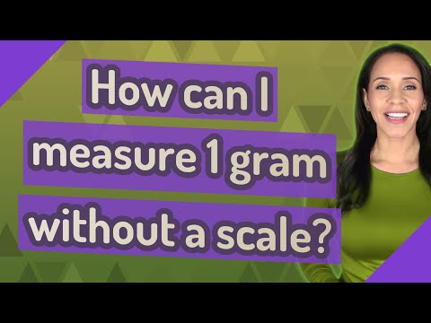 Video: How To Measure The Weight Of A Product Without Scales