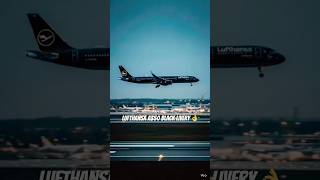 Stylish Lufthansa a350 BLACK LIVERY-landing approach #aviation #airplane #trending #ytshorts #viral