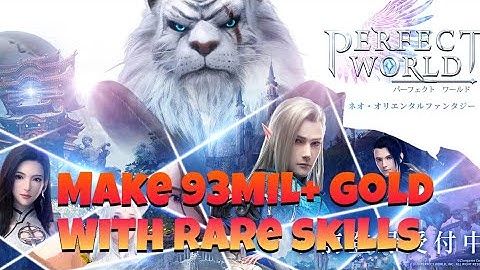RARE SKILLS SECRETS! HOW I MADE 93MIL+ WITH THESE EASY TO FOLLOW STEPS! PERFECT WORLD MOBILE