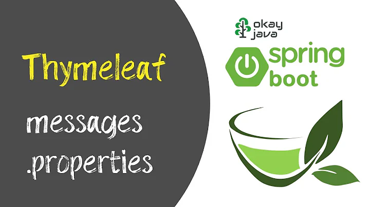 thymeleaf | messages properties | read properties file | thymeleaf message expression | okay java