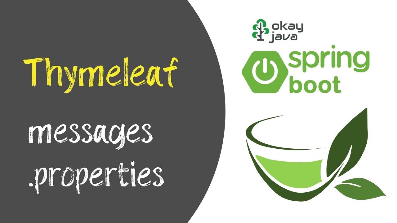 Thymeleaf. Spring Boot property Thymeleaf. Thymeleaf localization. Thymeleaf logo.