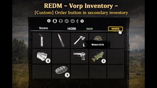 REDM - Vorp Inventory - [Custom] Order button in secondary inventory