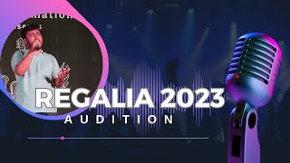 Regalia 2023 Live audition round | Meri Bheegi Bheegi Si | Solo Singing | Anubhav Sengupta