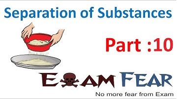 Chemistry Separation of Substances Part 10 (Separate Sand Salt Mixture) Class 6 VI