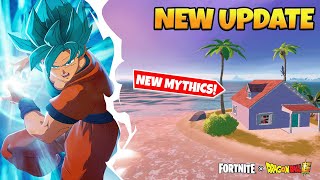 The NEW Dragon Ball X Fortnite Update is INSANE! | 60fps No Commentary Gameplay Solos