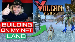 VULCAN VERSE - MMORPG NFT BLOCKCHAIN GAME, BUILDING ON MY LAND! (play to earn) screenshot 3
