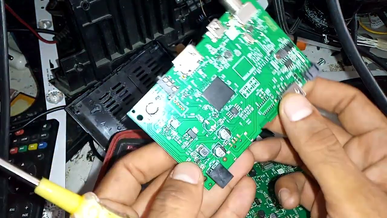 اصلاح جهاز رسيفر samsat 5050hd mini متوقف على boot