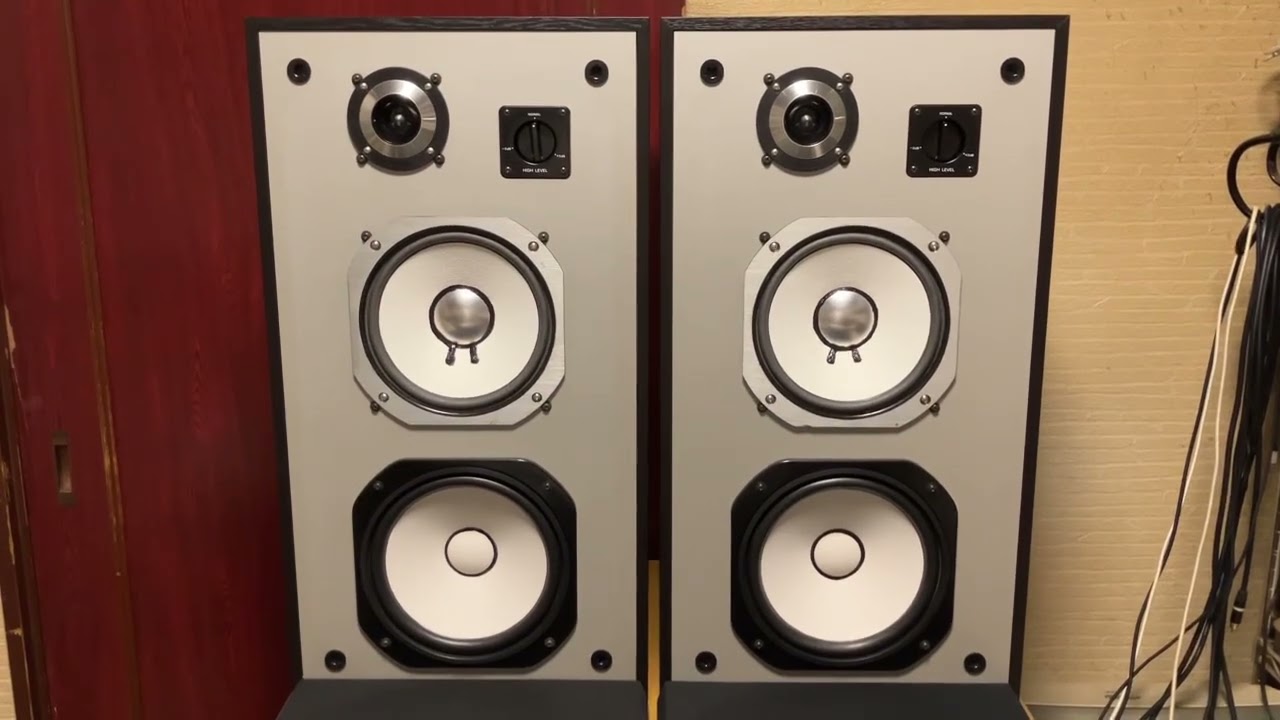 オーディオ視聴動画 JBL LE8T-H パッシブラジエーター Fostexホーン