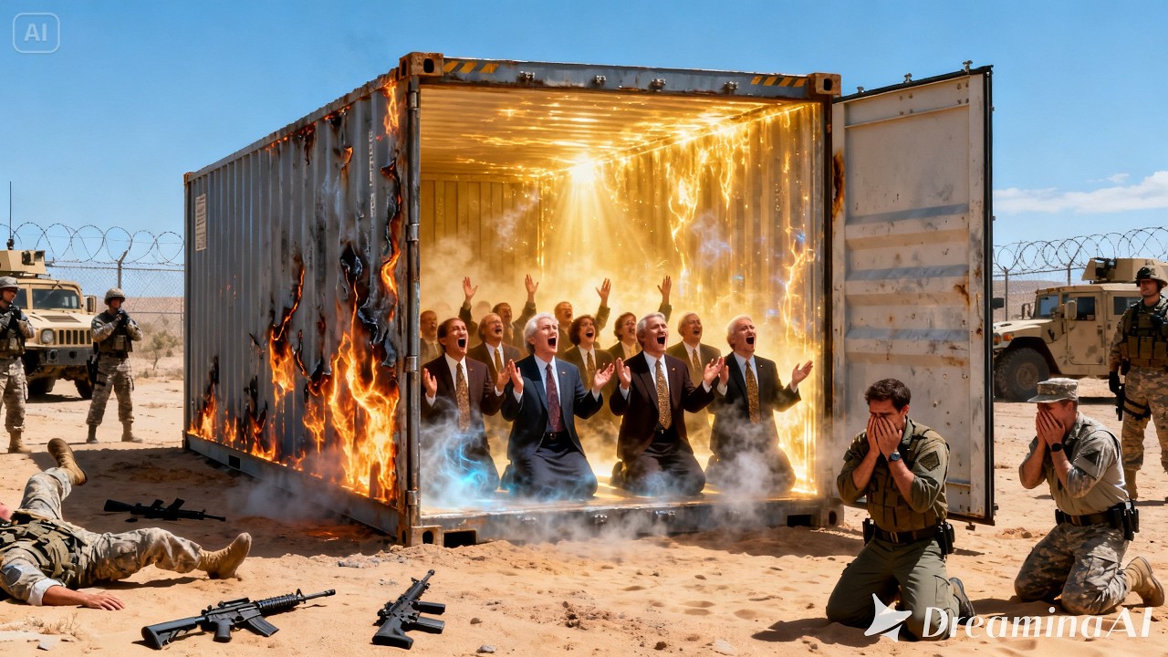 Autoridades encerraron a 80 pastores en un contenedor ... pero algo dejó a todos sin palabras