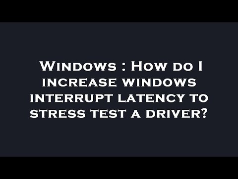 Windows : How