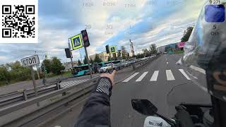 картинка: Доставка еды на максискутере в городских условиях. #курьер #самозанятый #работа