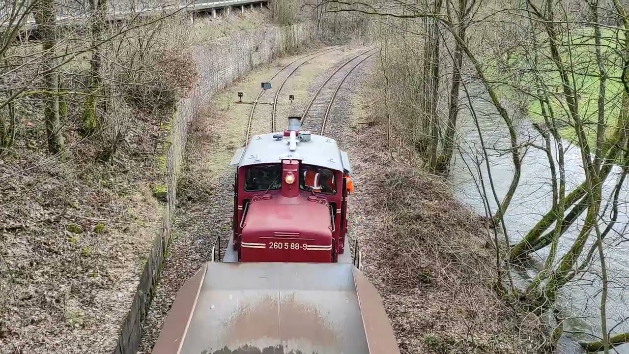 V60 588-8  Bergische Bahnen / Forderverein Wupperschiene e.V.  Wiehltalbahn Schotterzug  11 03 2023