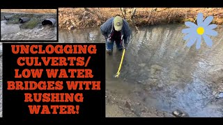 UNCLOGGING CULVERTS WITH RUSHING WATER AND LEAVES. 03/2024 NT#39 by culverts, bridges and ditches…oh my 18,532 views 1 month ago 24 minutes