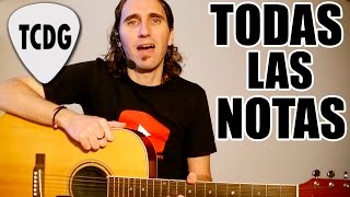 Easy Method To Learn All The Notes On Acoustic Guitar | Beginner Lesson TCDG