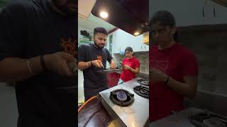Husband vs Wife Cooking 😂 #funny #comedy #shorts